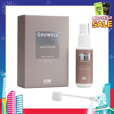 ICM PHARMA Growell 2% Scalp Lotion 60ml