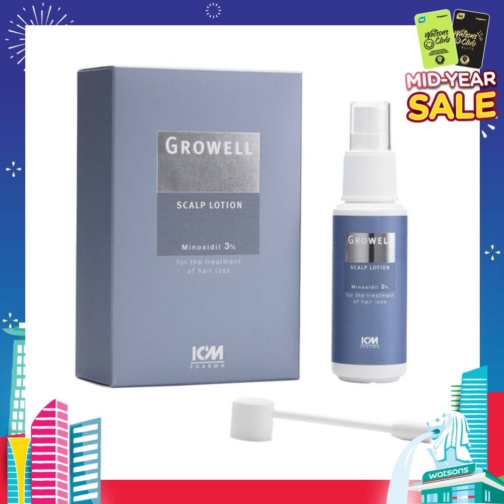 Growell 3% Scalp Lotion 60ml