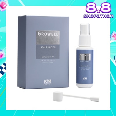 ICM PHARMA Growell 3% Scalp Lotion 60ml