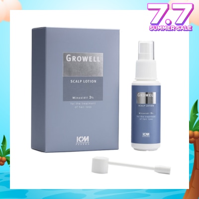 ICM PHARMA Growell 3% Scalp Lotion 60ml
