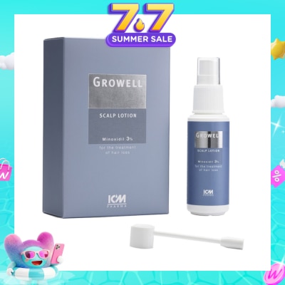 ICM PHARMA - Growell 3% Scalp Lotion 60ml