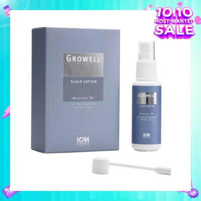 ICM PHARMA Growell 3% Scalp Lotion 60ml
