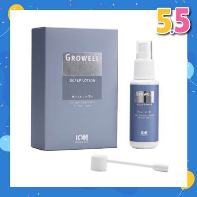 ICM PHARMA Growell 3% Scalp Lotion 60ml