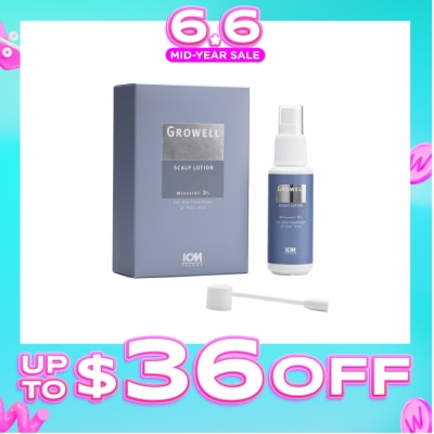 ICM PHARMA - Growell 3% Scalp Lotion 60ml