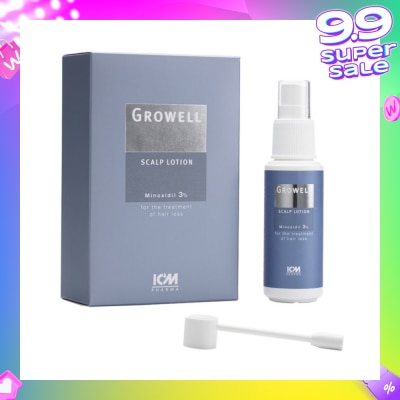 ICM PHARMA Growell 3% Scalp Lotion 60ml