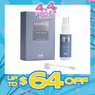 ICM PHARMA - Growell 3% Scalp Lotion 60ml