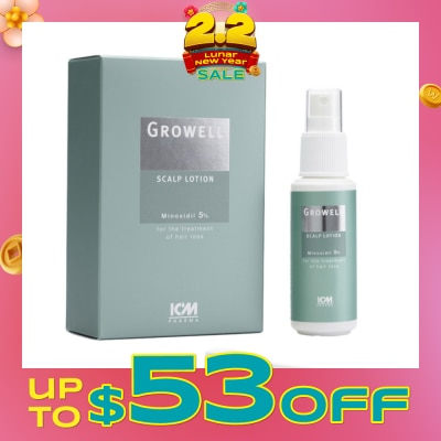 ICM PHARMA Growell 5% Scalp Lotion 60ml