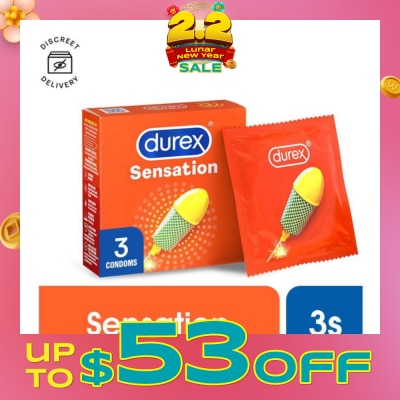 DUREX Sensation Condoms 3s