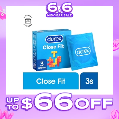 DUREX - Close Fit Condoms 3s