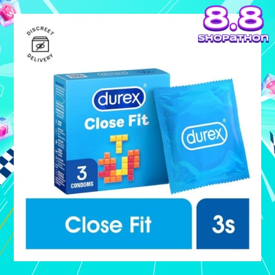 DUREX Close Fit Condoms 3s