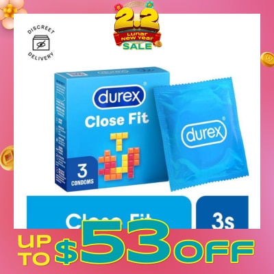 DUREX Close Fit Condoms 3s