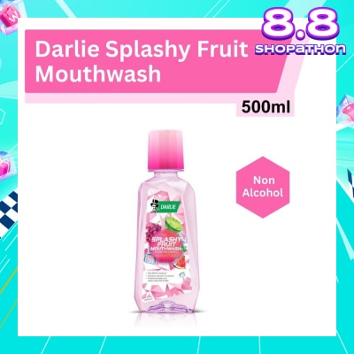 DARLIE Splashy Fruit Mouthwash Alcohol Free Formula Limited Edition Kills 99.9% Bacteria 500ml