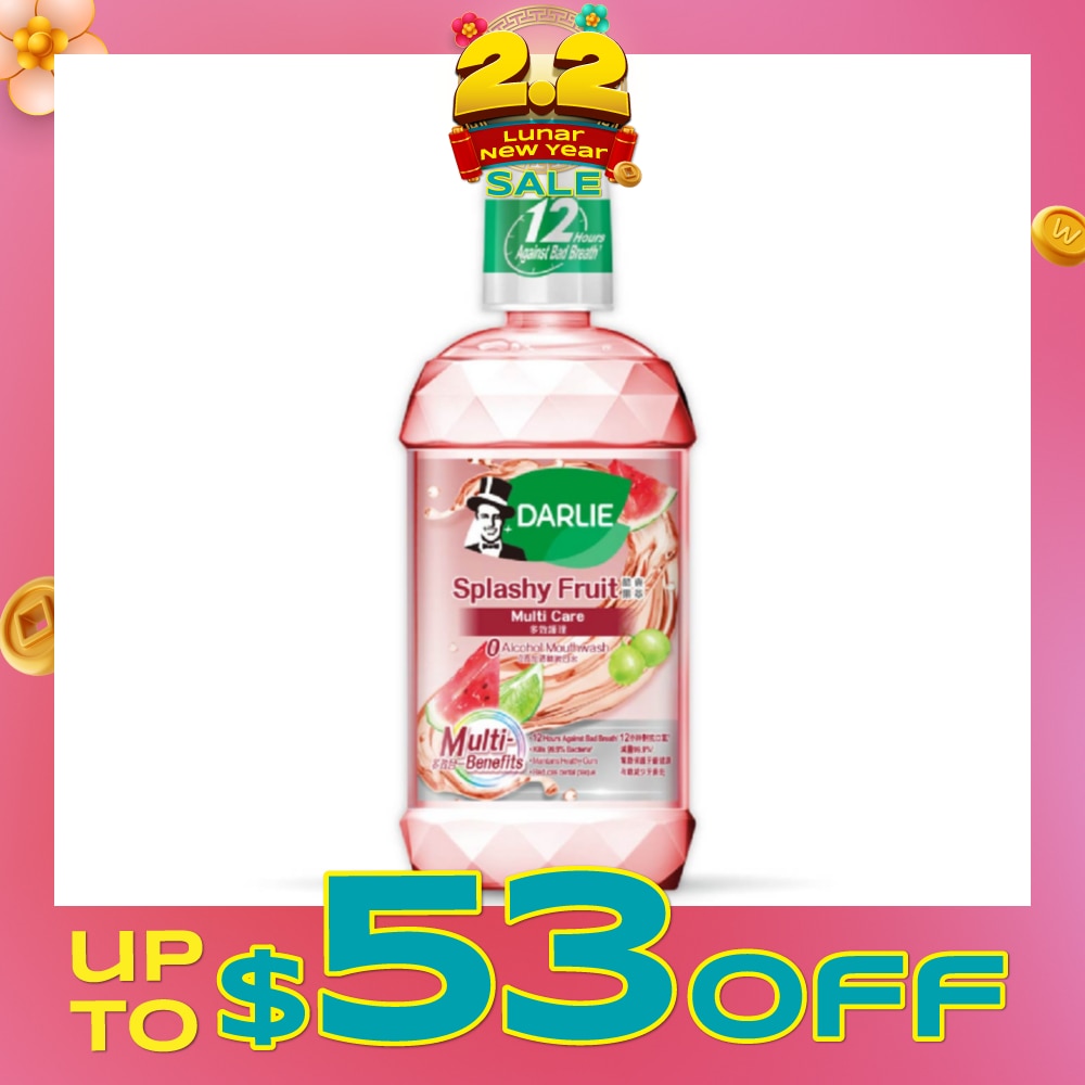 Splashy Fruit Mouthwash Alcohol Free 500ml