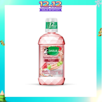 DARLIE Splashy Fruit Mouthwash Alcohol Free Formula Limited Edition Kills 99.9% Bacteria 500ml