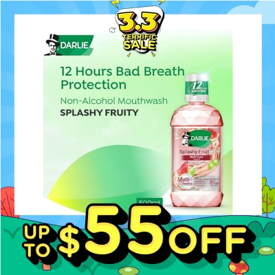 DARLIE Splashy Fruit Mouthwash Alcohol Free 500ml