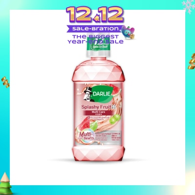 DARLIE Splashy Fruit Mouthwash Alcohol Free Formula Limited Edition Kills 99.9% Bacteria 500ml