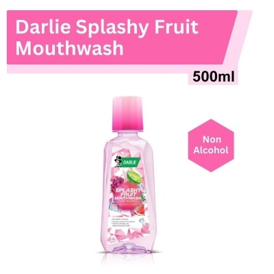 DARLIE Splashy Fruit Mouthwash Alcohol Free Formula Limited Edition Kills 99.9% Bacteria 500ml