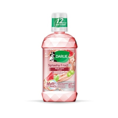 DARLIE Splashy Fruit Mouthwash Alcohol Free Formula Limited Edition Kills 99.9% Bacteria 500ml