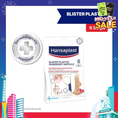 HANSAPLAST Blister Plaster Small 6 Pieces