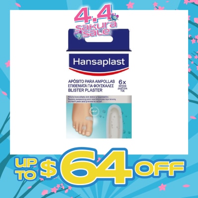 HANSAPLAST - Blister Plaster Small 6 Pieces