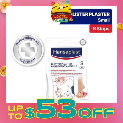HANSAPLAST Blister Plaster Small 6 Pieces
