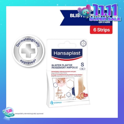 HANSAPLAST Blister Plaster Small 6 Pieces