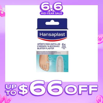 HANSAPLAST - Blister Plaster Small 6 Pieces