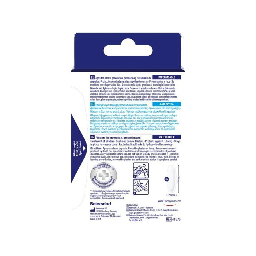 Blister Plaster Small 6 Pieces