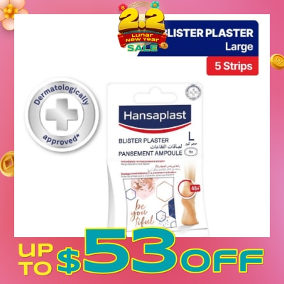 HANSAPLAST SOS Blister Plaster Large Plaster 5 Pieces