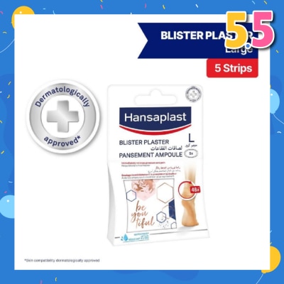 HANSAPLAST SOS Blister Plaster Large Plaster 5 Pieces