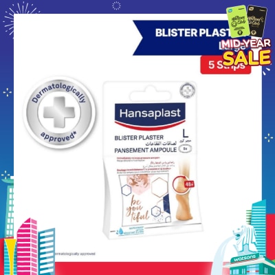HANSAPLAST SOS Blister Plaster Large Plaster 5 Pieces