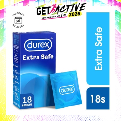 DUREX - Extra Safe Condoms 18s image