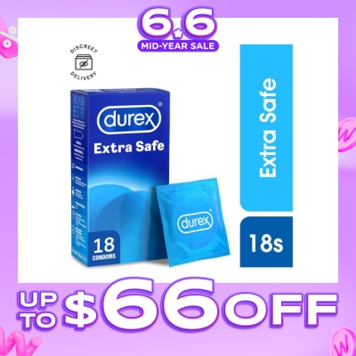 DUREX - Extra Safe Condoms 18s