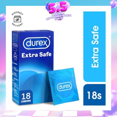 DUREX - Extra Safe Condoms 18s