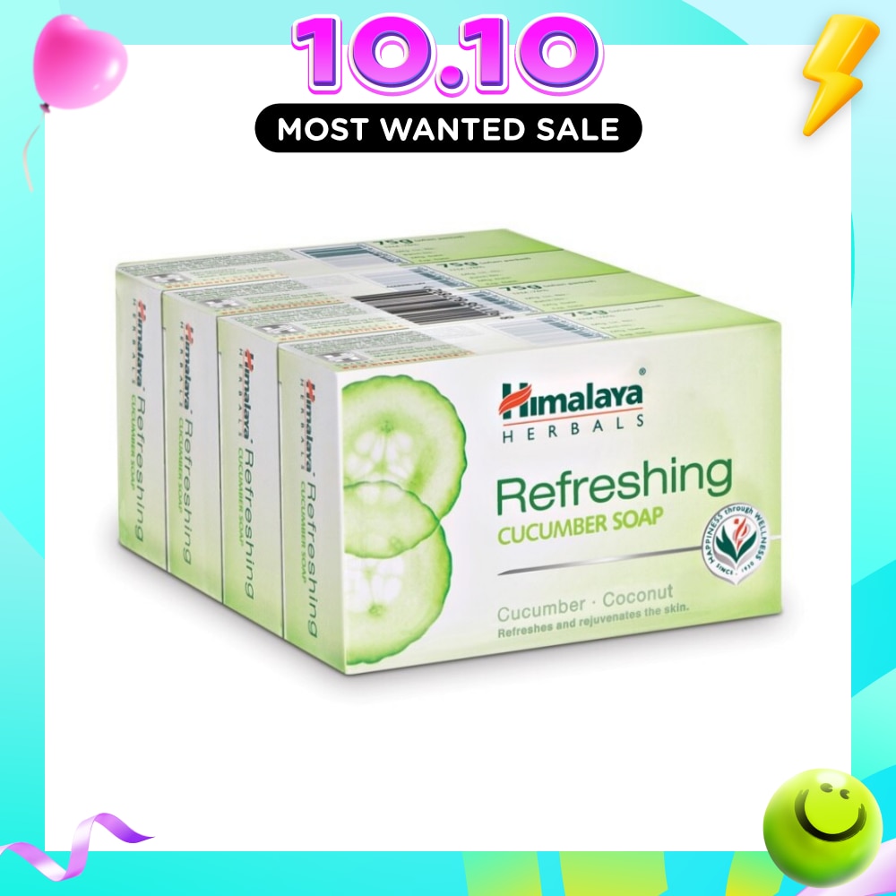 Refreshing Cucmber Soap Refill Valuepack 75g X 4s image