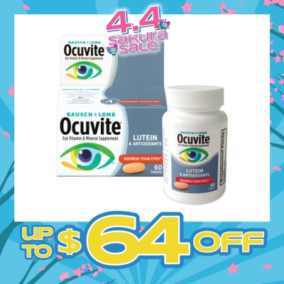 BAUSCH + LOMB - Ocuvite® Lutein & Antioxidants (Nourish Eyes) 60s