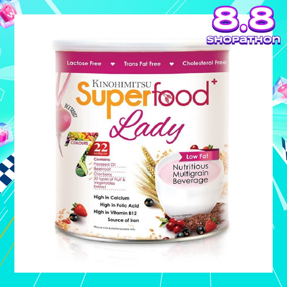 Superfood Lady Low Fat Nutritious Multigrain Beetroot Beverage Lactose Free Trans Fat Free Cholestrol Free 500g