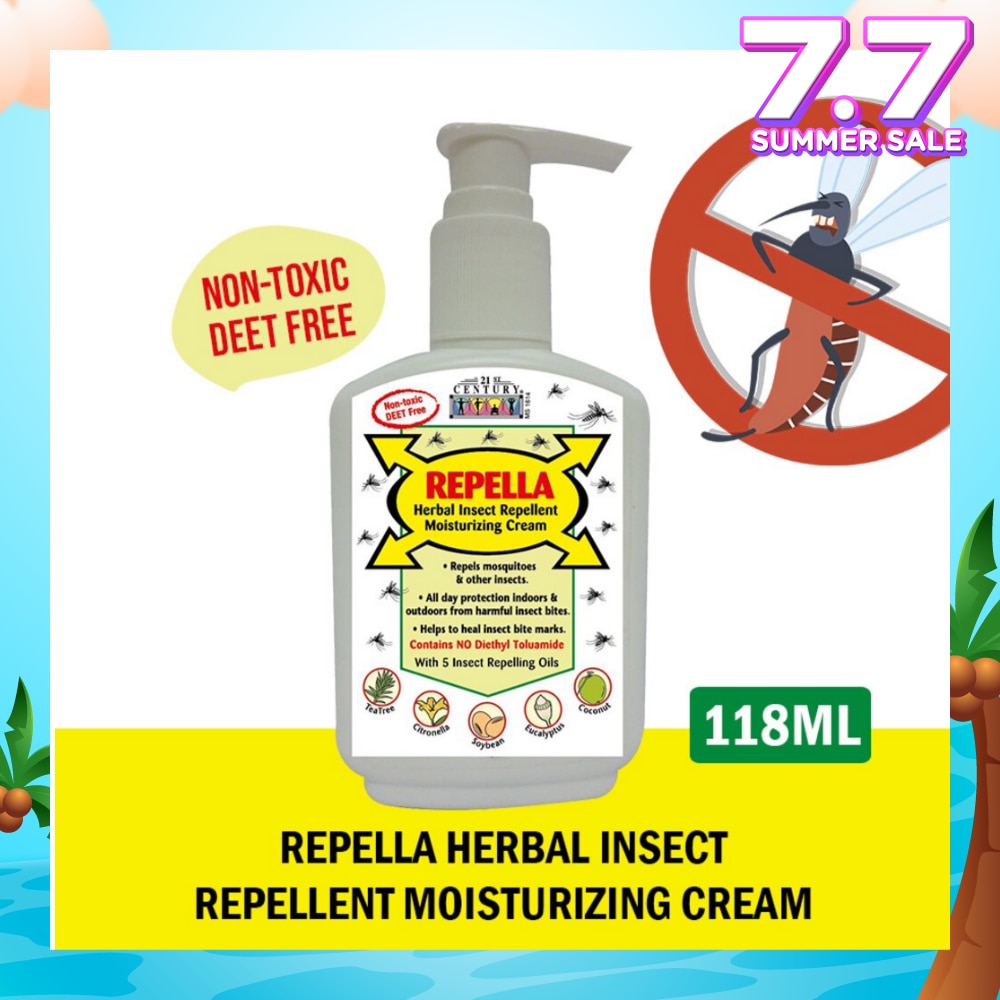 Herbal Insect Repellent Moisturizing Cream (Contains No Diethyl Toluamide) 118ml