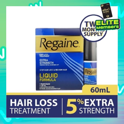 REGAINE Extra Strength Minoxidil Topical Solution 5% W/V Solution 60ml Packset x 2s