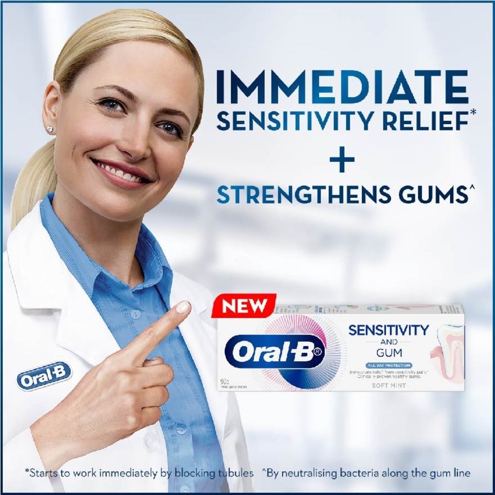 Oral-B Sensitivity and Gum Care Toothpaste 90g (Extra Fresh Breath)