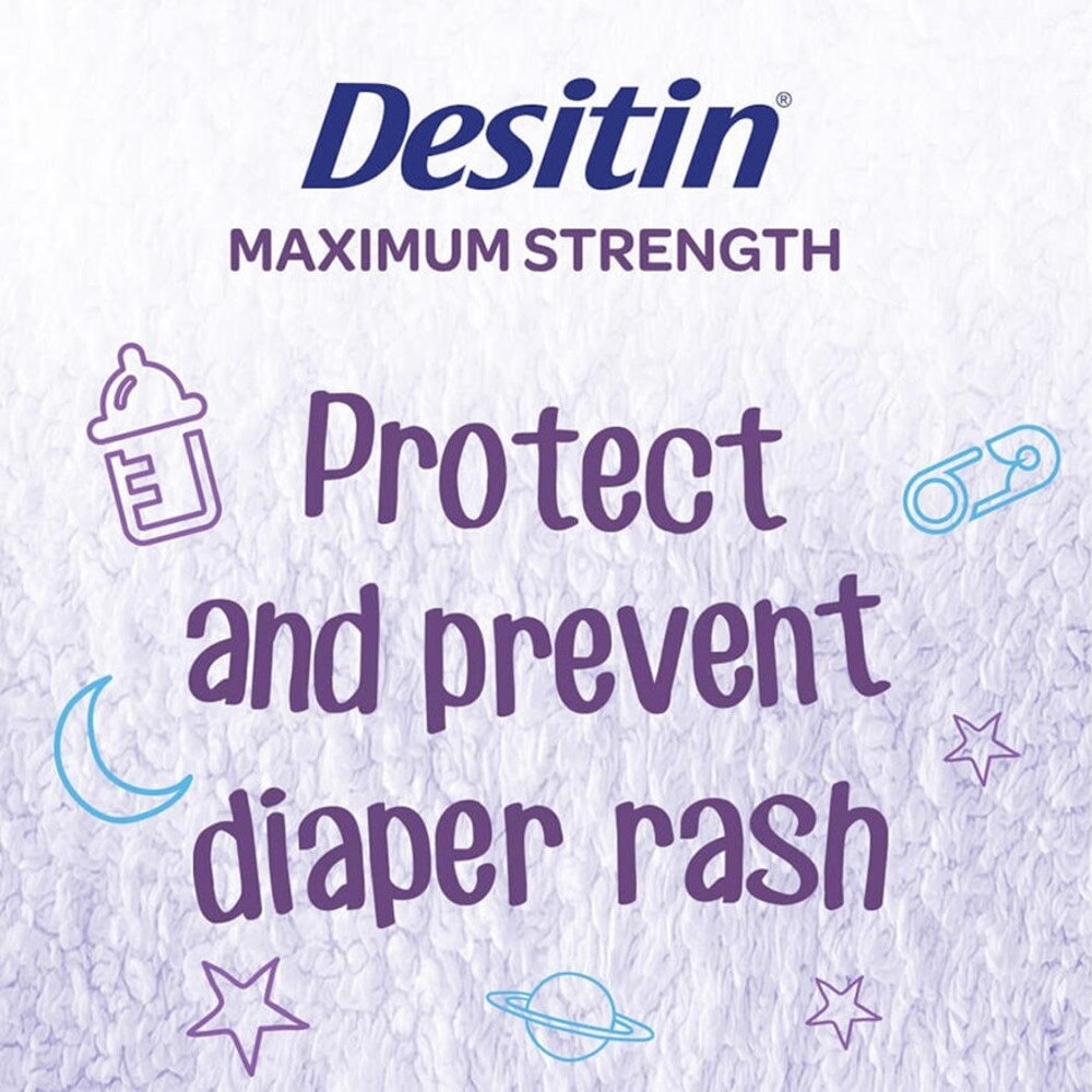 Maximum Strength Diaper Rash Relief Paste Provides Overnight Relief For Baby's Tender Skin 57g