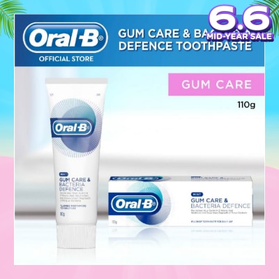 ORAL-B Oral-B Gum Care & Bacteria Defence Toothpaste 110g (Expiry: Dec`2025)