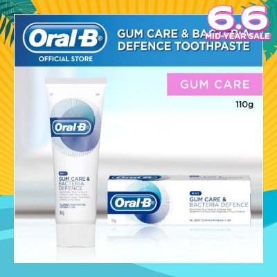 ORAL-B Oral-B Gum Care & Bacteria Defence Toothpaste 110g (Expiry: Dec`2025)