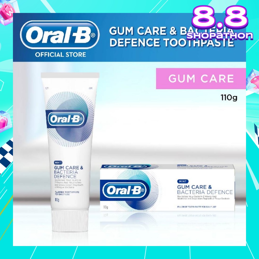 Oral-B Gum Care & Bacteria Defence Toothpaste 110g (Expiry: Dec`2025)