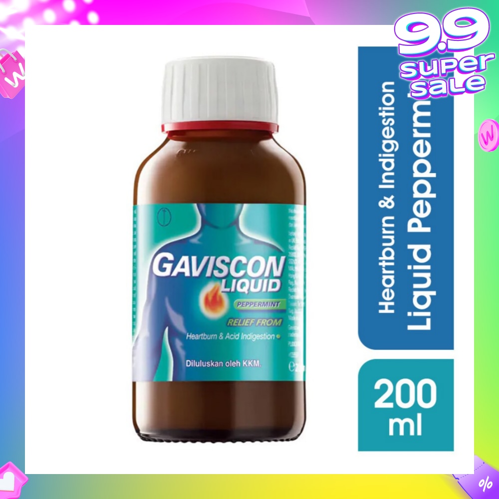 Gaviscon Peppermint Liquid 200ml