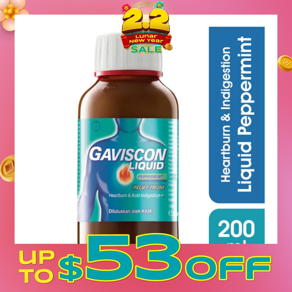 Gaviscon Peppermint Liquid 200ml
