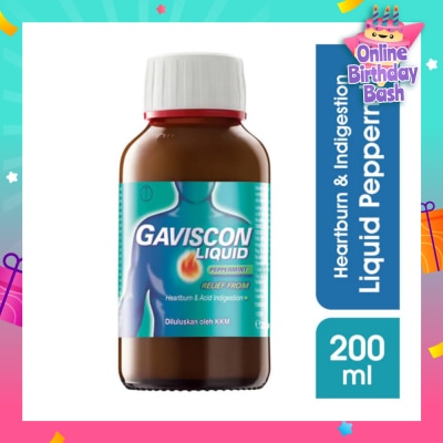 GAVISCON Gaviscon Peppermint Liquid 200ml