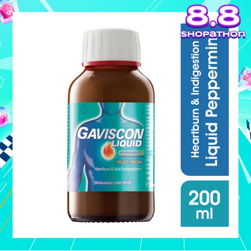 Gaviscon Peppermint Liquid 200ml