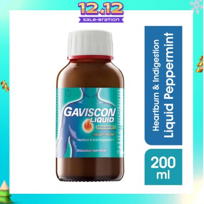 GAVISCON Gaviscon Peppermint Liquid 200ml