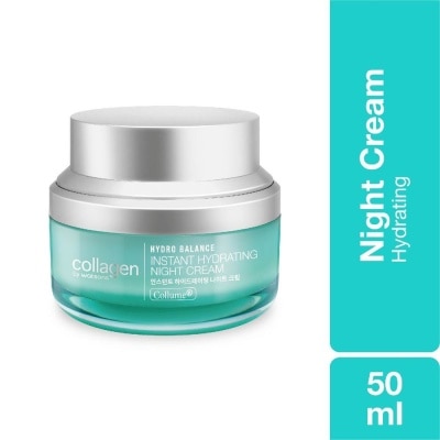 COLLAGEN BY WATSONS Hydro Balance Instant Hydrating Night Cream Vegan Collagen (Increase Skin Firmness & Elasticity) 50ml